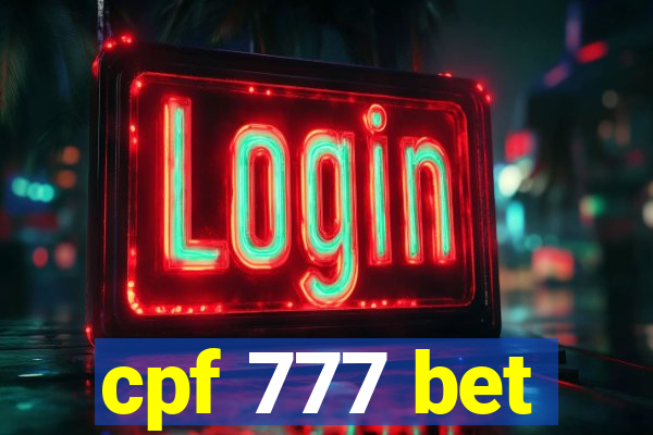 cpf 777 bet