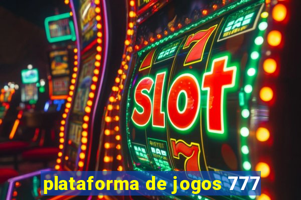 plataforma de jogos 777