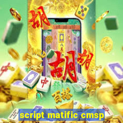 script matific cmsp