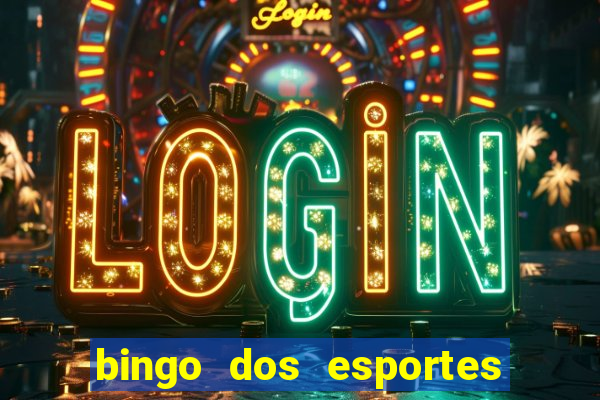 bingo dos esportes para imprimir