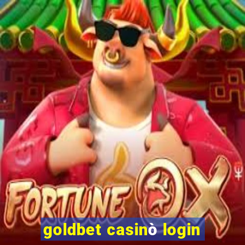 goldbet casinò login