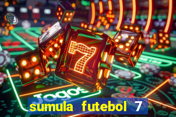 sumula futebol 7 society excel