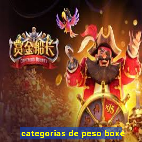 categorias de peso boxe