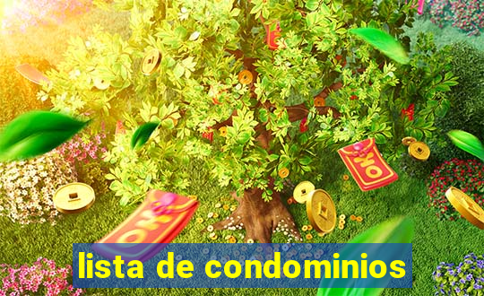 lista de condominios